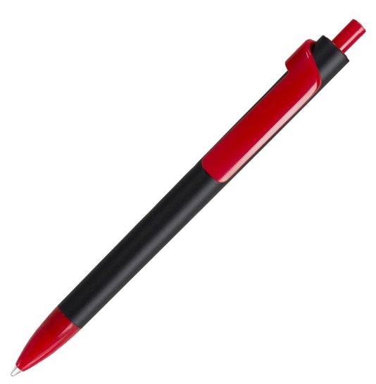Ручка шариковая FORTE SOFT BLACK, покрытие soft touch