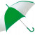 Зонт-трость Тилос, зеленый/белый