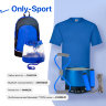 Набор подарочный ONLY-SPORT: футболка, набор SPORT UP, портативная bluetooth-колонка, рюкзак, синий