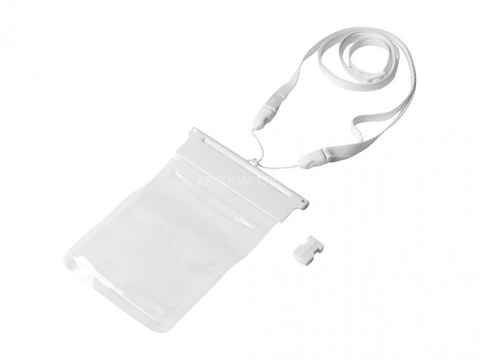 Чехол водонепроницаемый Splash для смартфонов, прозрачный/белый