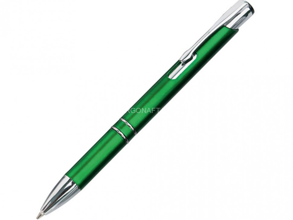 Ручка шариковая Калгари зеленый металлик