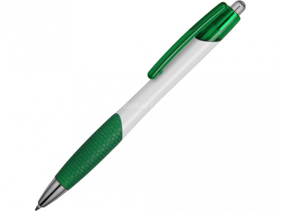 Ручка шариковая Мак-Кинли, белый/зеленый