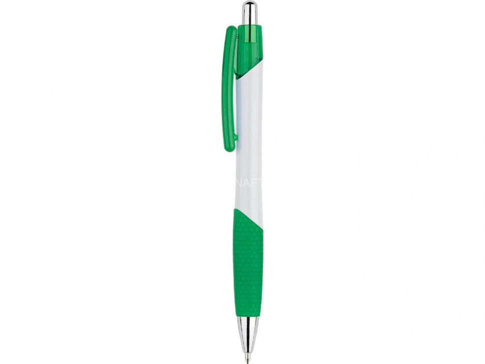 Ручка шариковая Мак-Кинли, белый/зеленый