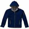 Куртка софтшел Match мужская, темно-синий/серый