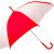 Зонт-трость Тилос, красный/белый