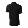 Calgary мужская футболка-поло с коротким рукавом, черный