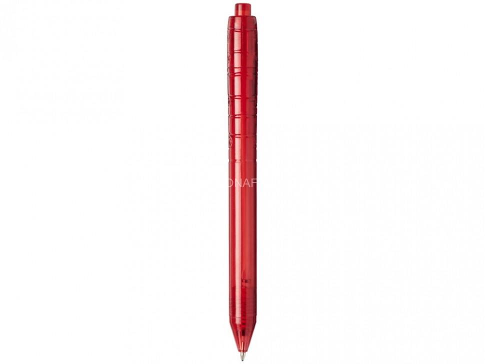 Ручка шариковая Vancouver, красный прозрачный