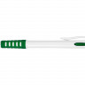 Ручка шариковая Фиджи, белый/зеленый