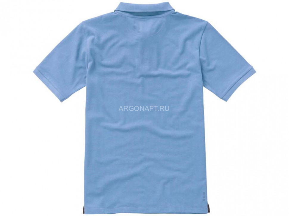 Calgary мужская футболка-поло с коротким рукавом, голубой