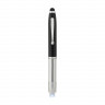 Ручка-стилус шариковая Xenon, черный/серебристый, синие чернила