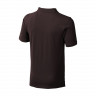 Calgary мужская футболка-поло с коротким рукавом, шоколадный коричневый