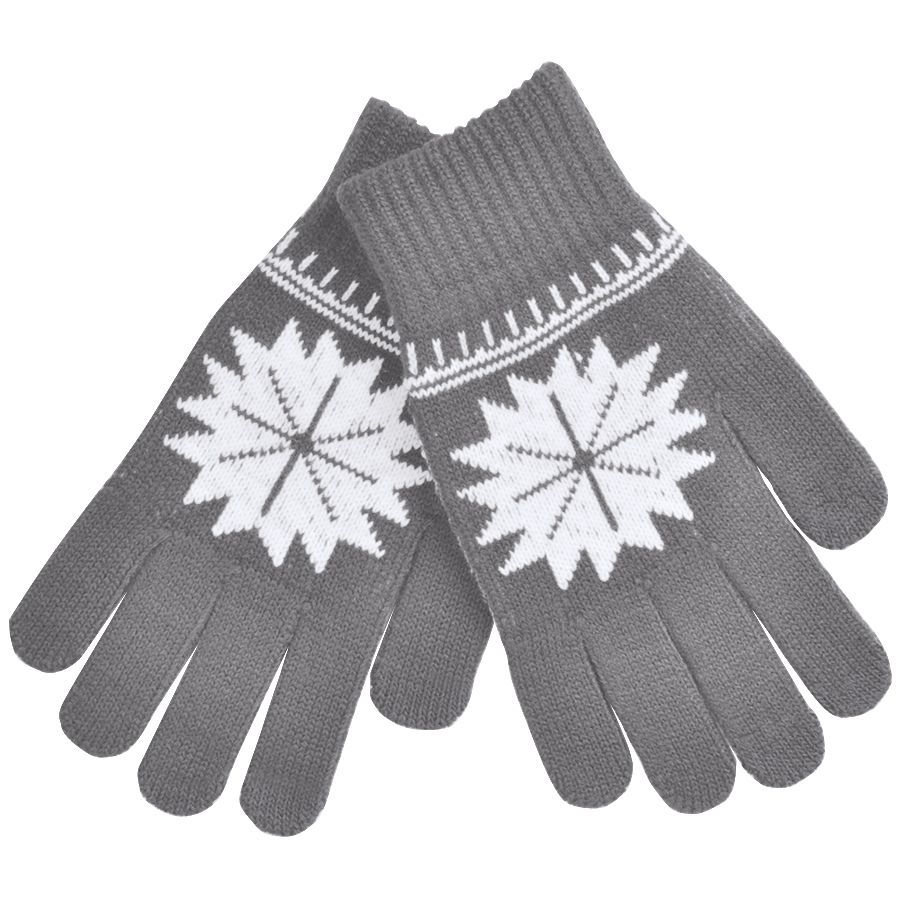 Перчатки для сенсорных экранов "Снежинка"