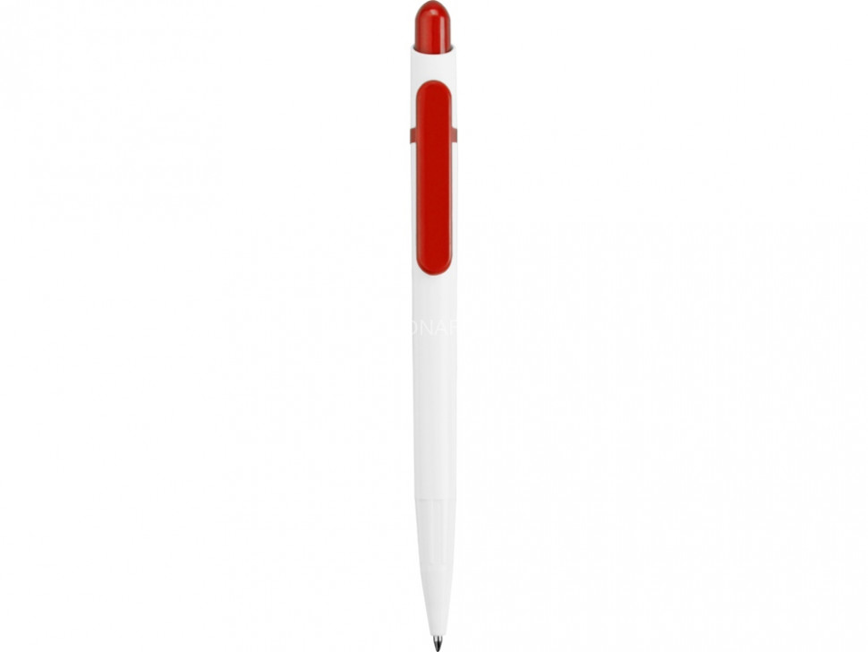 Ручка шариковая Этюд, белый/красный